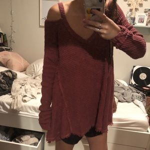 Oversized free people sweater